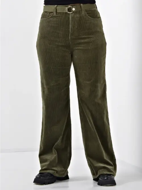 Брюки вельветовые широкие женские (р-р 28-33)