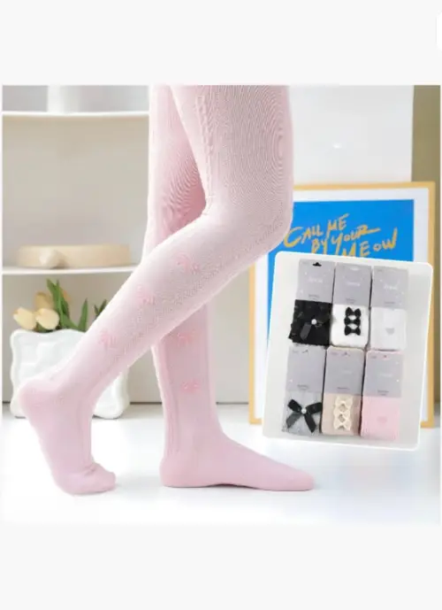 Колготки с бантиками детские (р-р 92-128)