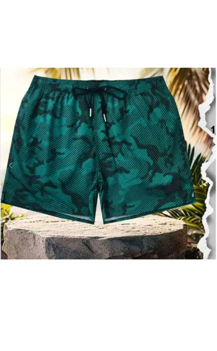 Шорты пляжные с сеткой внутри мужские (р-р M-3XL)