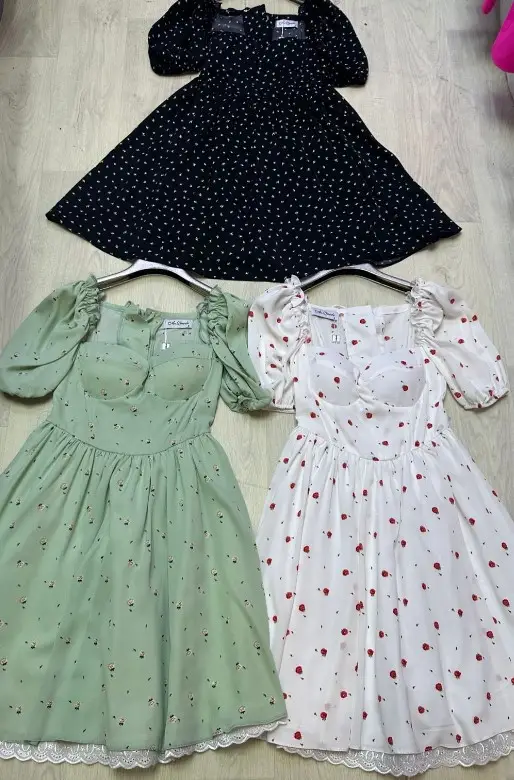 Летнее платье принт, с чашечками ( р-р 42-44)