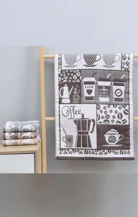 Полотенце кухонное стёганое 25*50