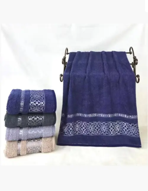 Полотенце лицевое с узорами (р-р 50*100)