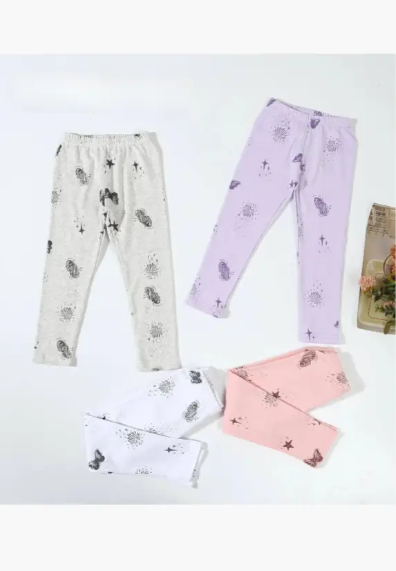 Лосины с принтом для девочки (р-р 80-120)