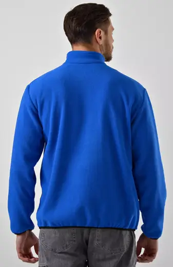 Мужская толстовка флисовая кофта на молнии  (р-р 50-60)