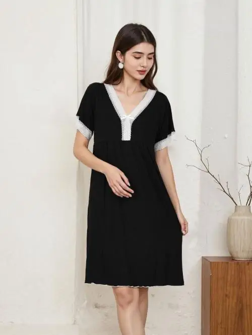 Сорочка женская с вырезом (S-XL)