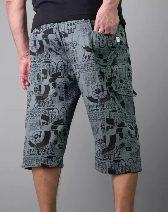 Бриджи шорты карго удлиненные большие размеры ( р-р 6XL-10XL)