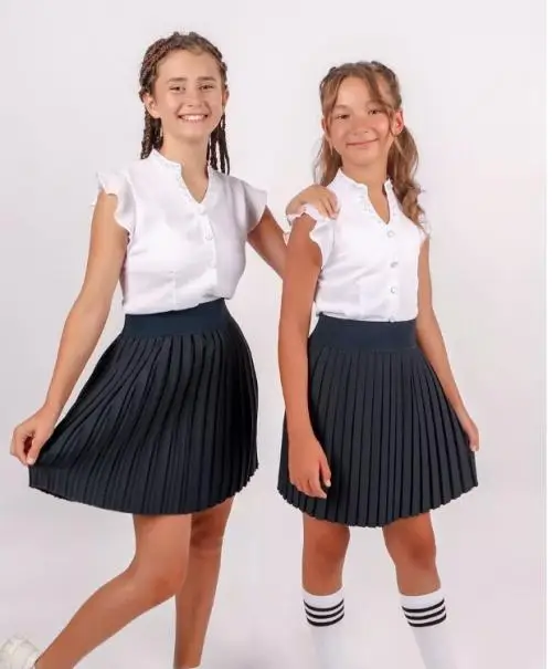 Школьная юбка плиссе на девочку ( р-р 32-42)