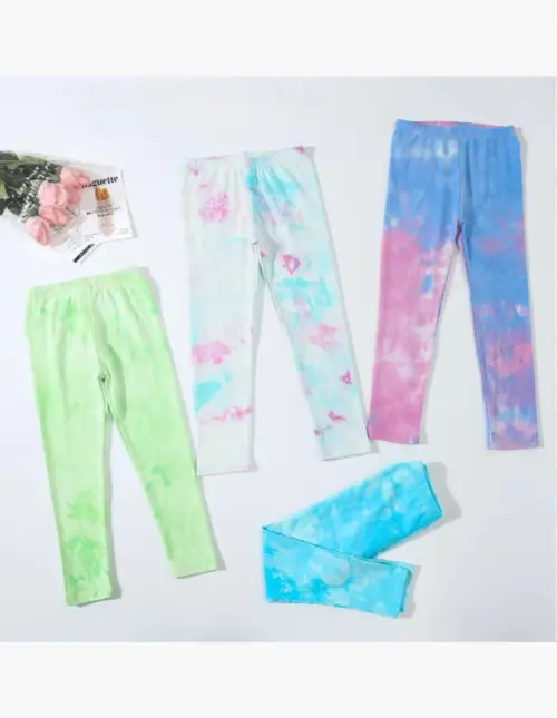 Лосины с принтом для девочки (р-р 100-140)