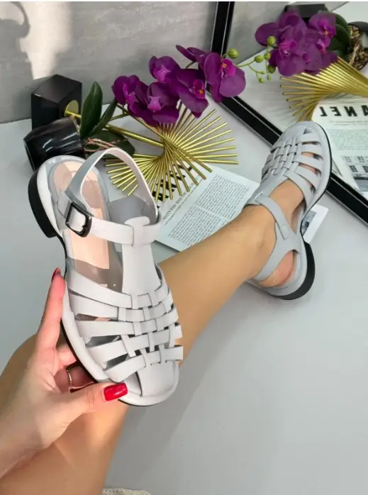 Сандалии женские на плоском ходу плетенка ( р-р 36-41)