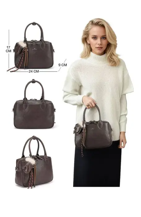 Женская сумка с подвесками р-р 17*24*9