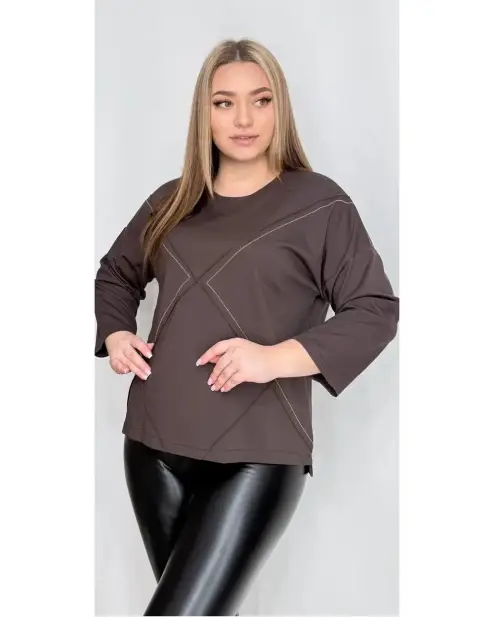 Лонгслив трикотажный женский (р-р 50-56)
