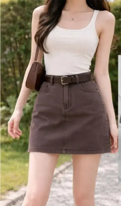 Юбка-мини джинсовая женская (р-р 36-44)