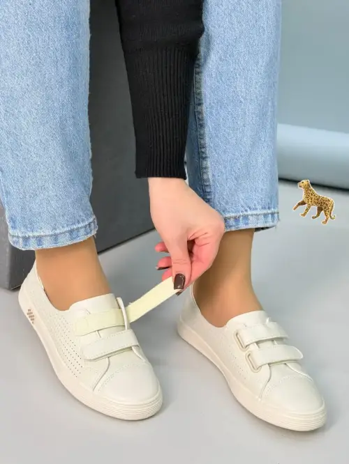 Кеды женские дышащие на липучке (р-р 36-41)