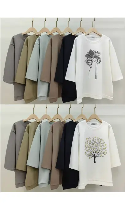 Туника с принтом базовая р-р XL-4XL