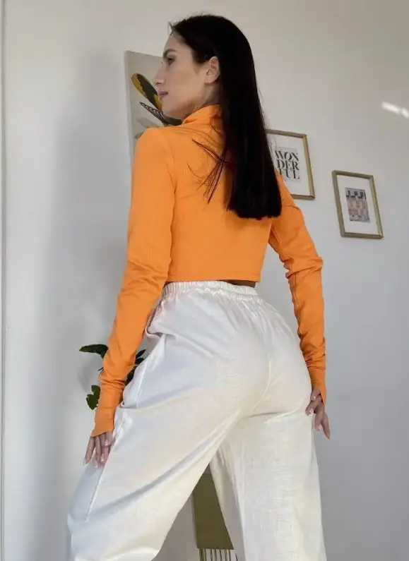 Женские летние брюки на резинке , хлопок лен ( р-р 60-62,62-64)