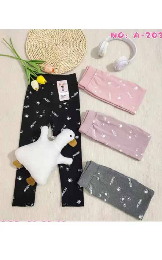 Лосины для девочки с принтом (р-р 2-5 лет)