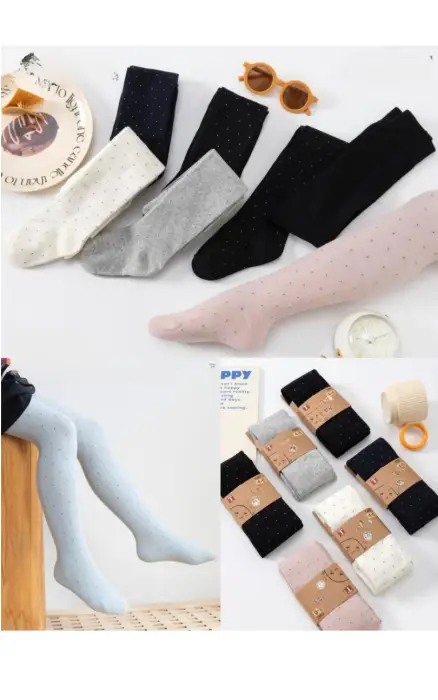 Колготки в горох для девочки от 0-10 лет