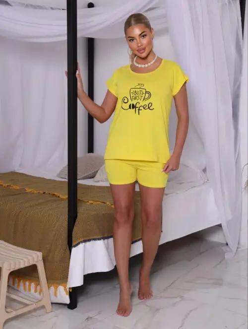 Комплект женский футболка- шорты р-р 48-60