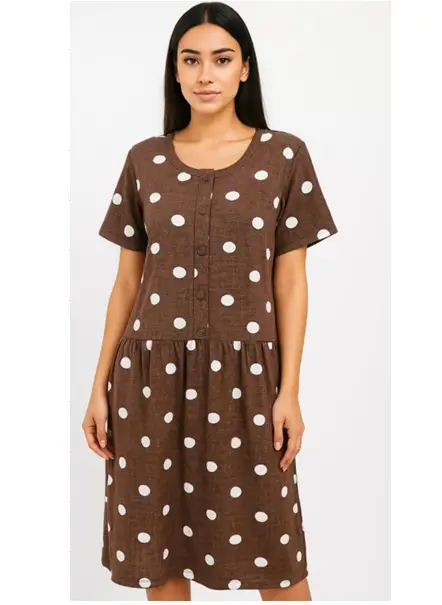 Платье домашнее до колен женское (р-р 50-60)