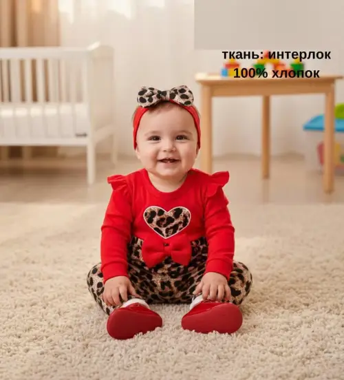 Комбинезон с повязкой для девочки (р-р 62-80)