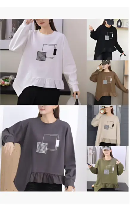 Лонгслив с рюшами женский (р-р единый 42-48)