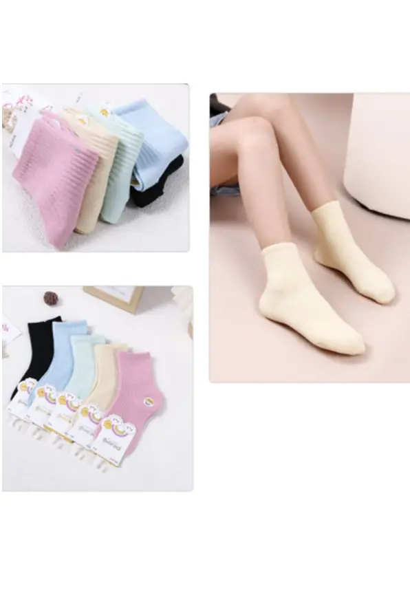 Носки детские однотонные (3-12 лет)