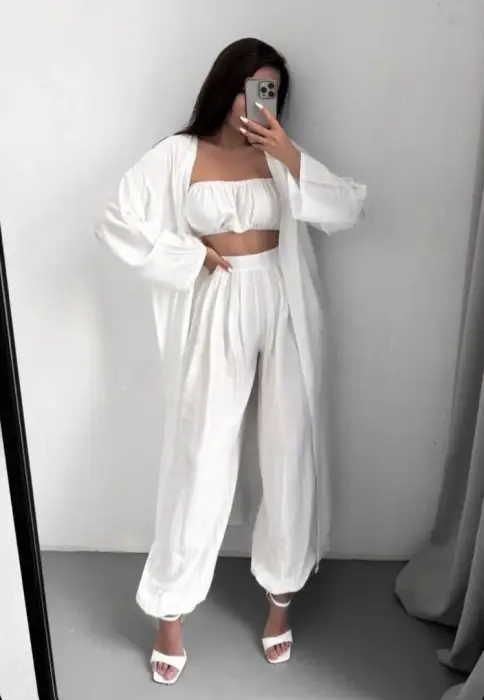 Костюм тройка летний женский (р-р 42-44)