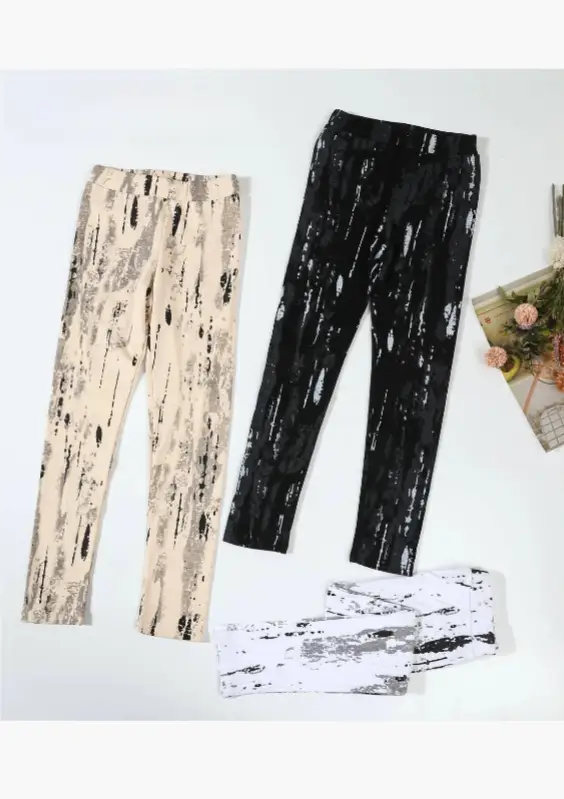 Лосины с принтом для девочки (р-р 120-160)