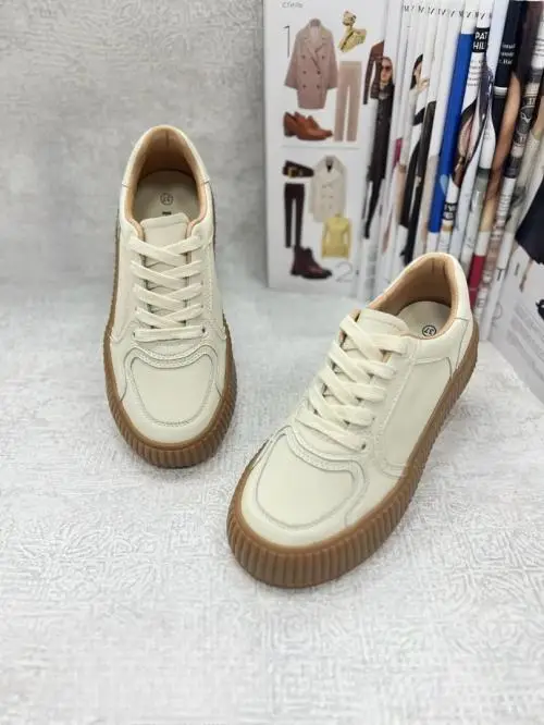 Кеды женские кожаные на высокой платформе (р-р 36-41)