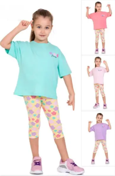 Детский костюм для девочки с бриджами (2-5 лет)