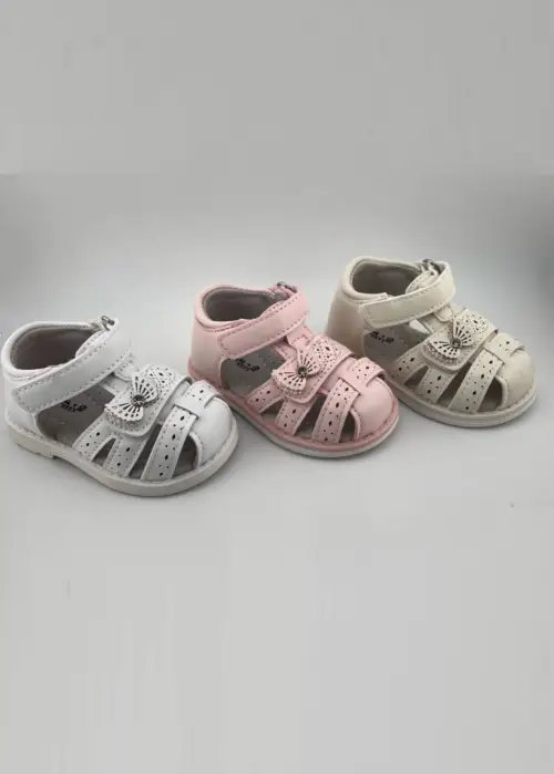 Сандалии кожаные закрытые для девочки р-р 18-23