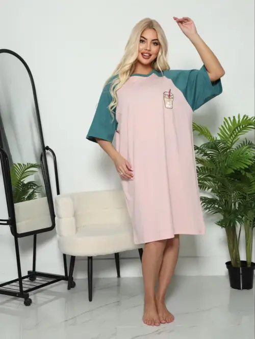 Туника- платье домашняя женская (р-р 50-60)