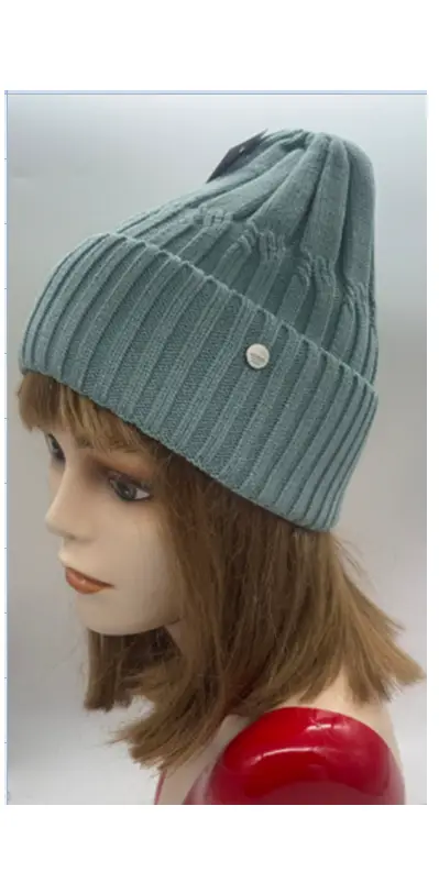 Шапка осенняя-весенняя женская вязаная (р-р 55-58)