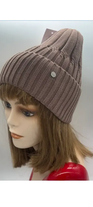 Шапка осенняя-весенняя женская вязаная (р-р 55-58)