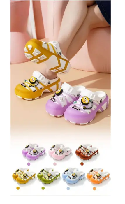 Сабо резиновые с украшениями женские р-р 36-41