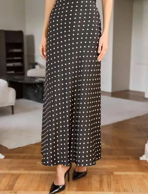 Юбка женская атласная макси (длина 105 см) р-р 42-48