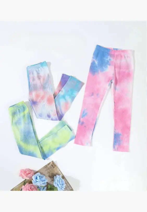 Лосины с принтом для девочки (р-р 100-140)