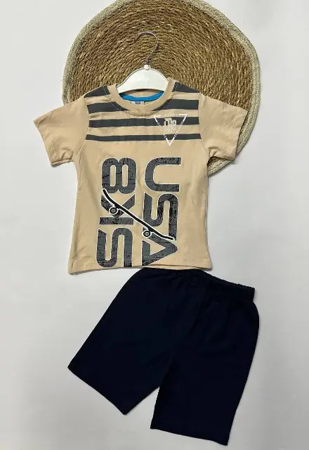 Комплект детский шорты и футболка для мальчика  летний (р-р 1-4 л)