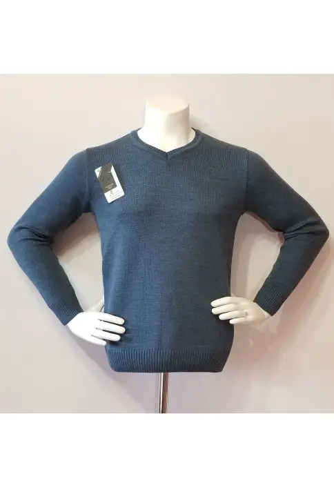 Джемпер мужской с V-вырезом р-р 48-56