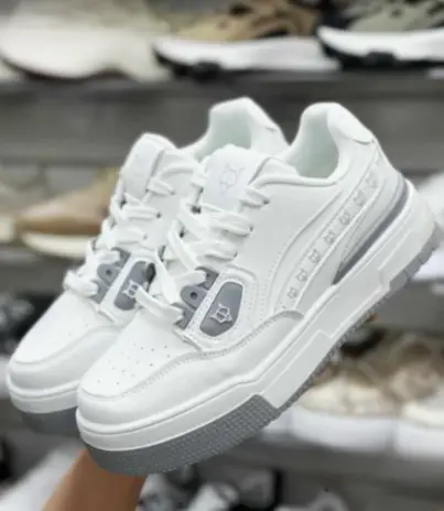 Женские кеды белые на толстой подошве (р-р 36-41)