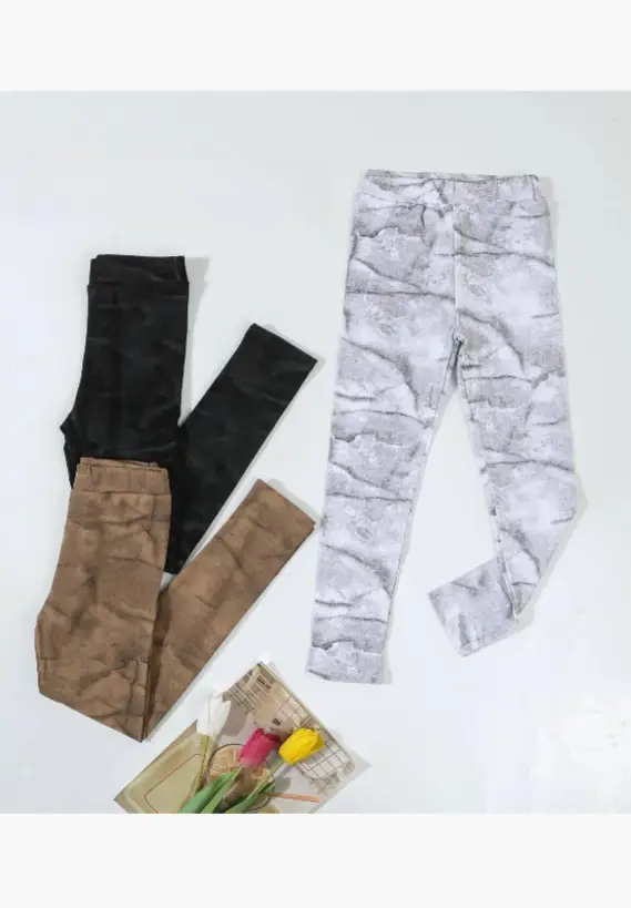 Лосины с принтом для девочки (р-р 120-160)