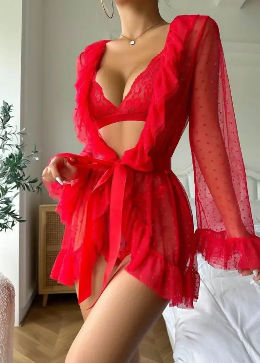 Комплект тройка с халатиком , женский ( размер единый)