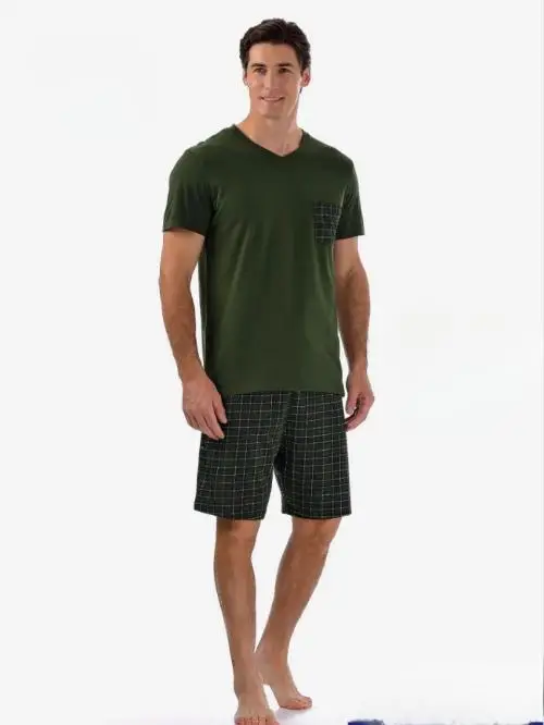 Мужской костюм летний с шортами и футболкой (р-р 48-56)