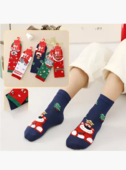 Носки новогодние детские (р-р 2-12 лет)