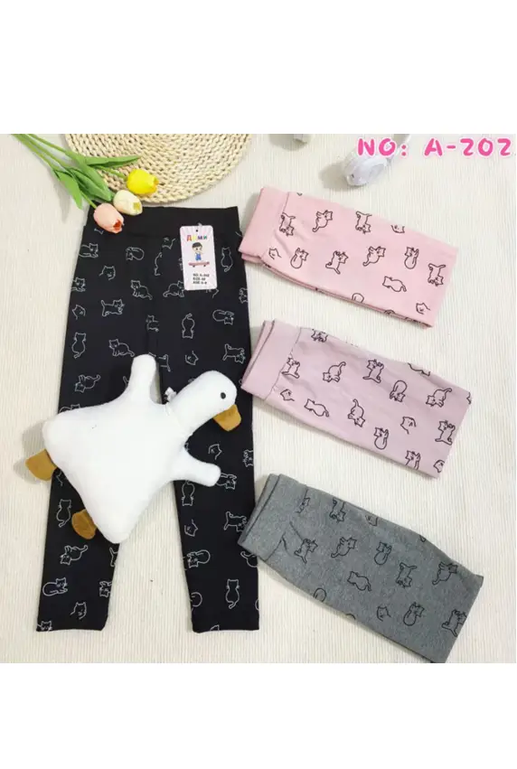 Лосины для девочки с принтом (р-р 2-5 лет)