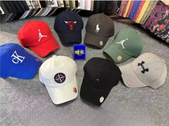 Бейсболка унисекс с вышивкой хлопок (в ассортименте)