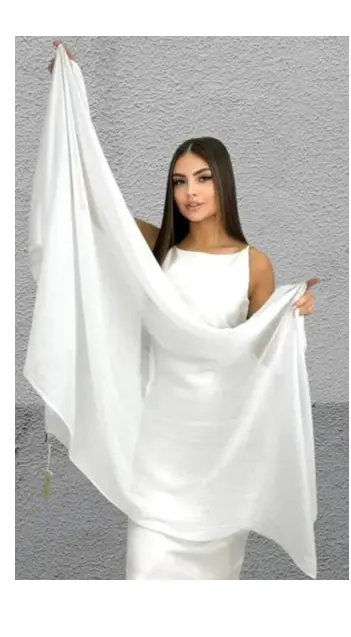 Шарф палантин тонкий однотонный (р-р 80*190)