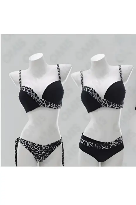 Купальник раздельный женский с принтом 3 в 1 р-р 40-48