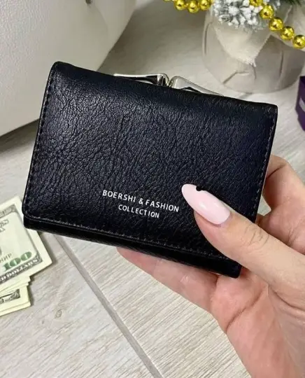 Кошелек женский складной экокожа 