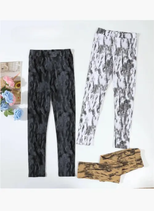 Лосины с принтом для девочки (р-р 120-160)